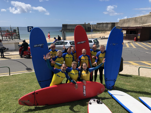 Team building - surf school